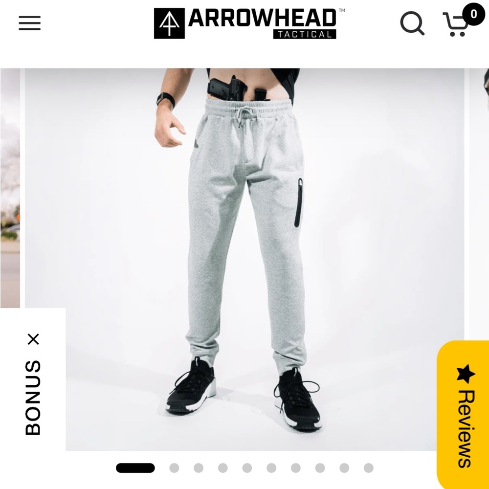 Arrowhead Tactical Everyday Carrier Joggers (2) One Grey & One Black M